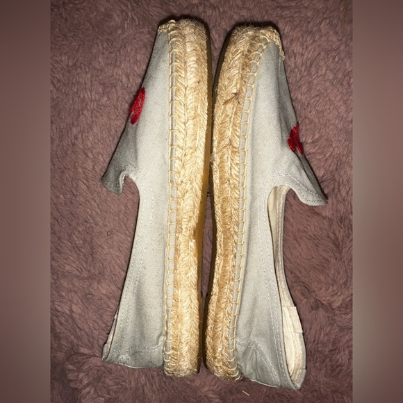 Soludos Women's Espadrilles flats grey mon amour 7.5 summer vacation beach - Picture 7 of 10